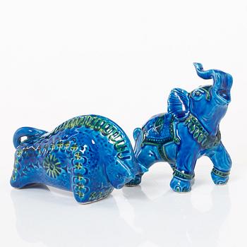 Bertil Vallien, skulpturer, ett par, Kosta Boda.