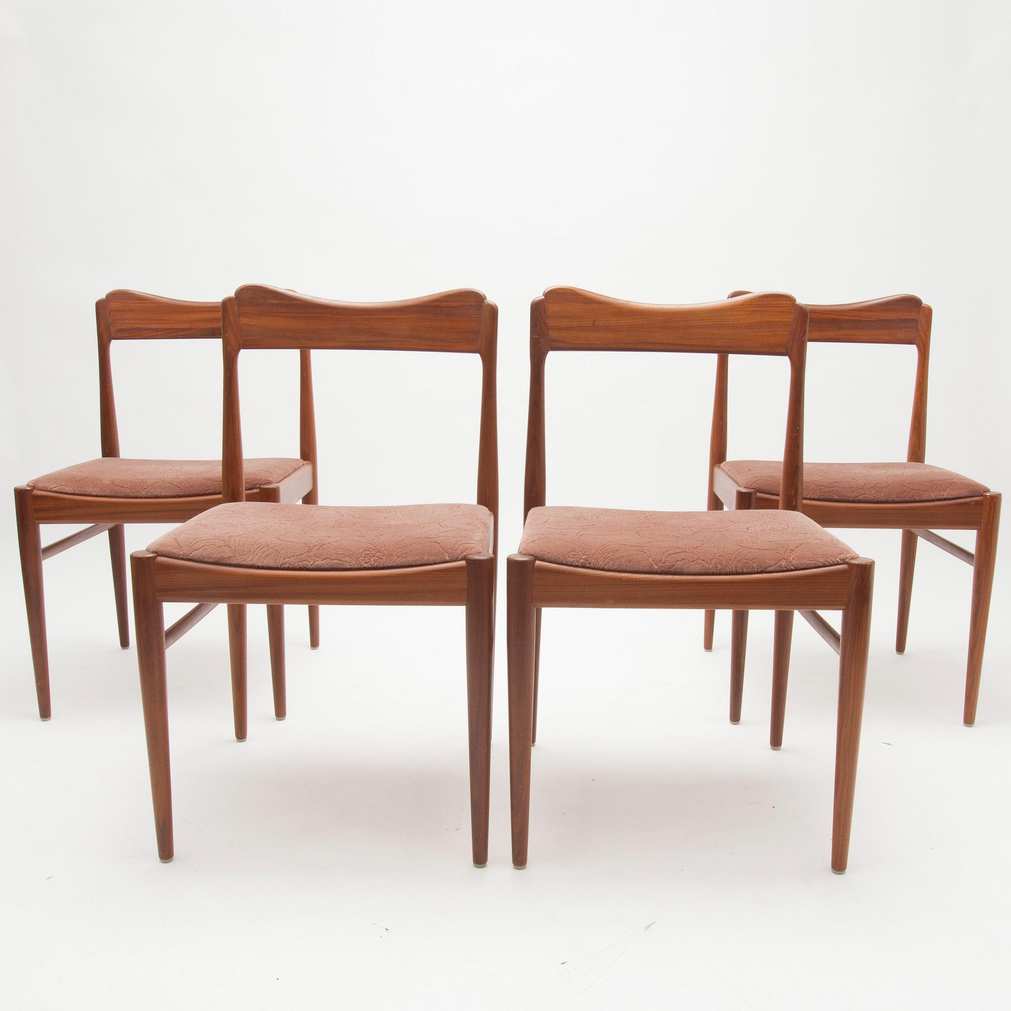 BORD och STOLAR, 4 st, 1960-70-tal.