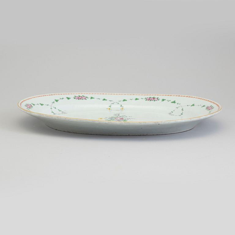 SERVERINGSFAT, kompaniporslin. Qingdynastin, Qianlong (1736-95).