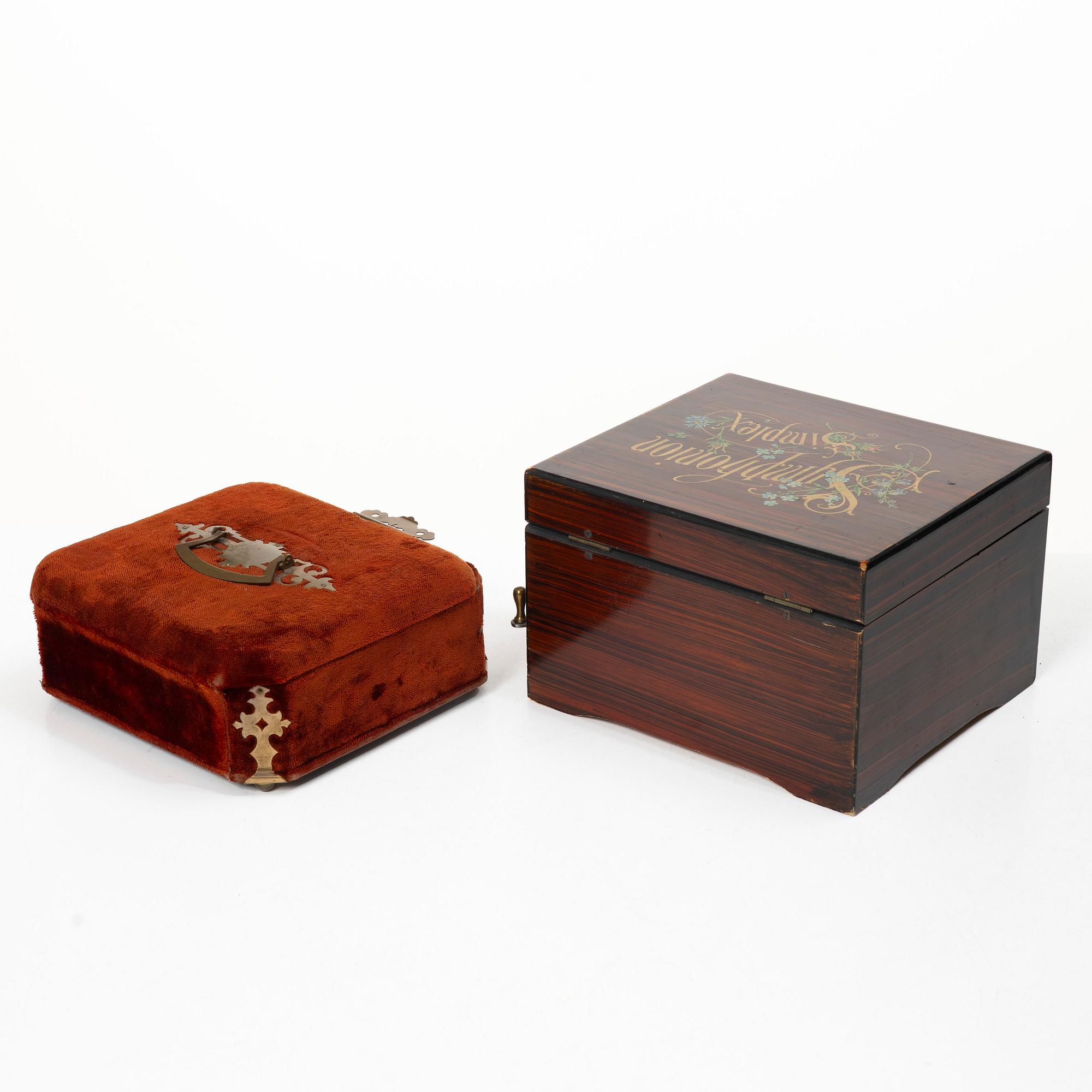 A music box, “Symphonion Simplex”, Germany, second half of the 19th century.