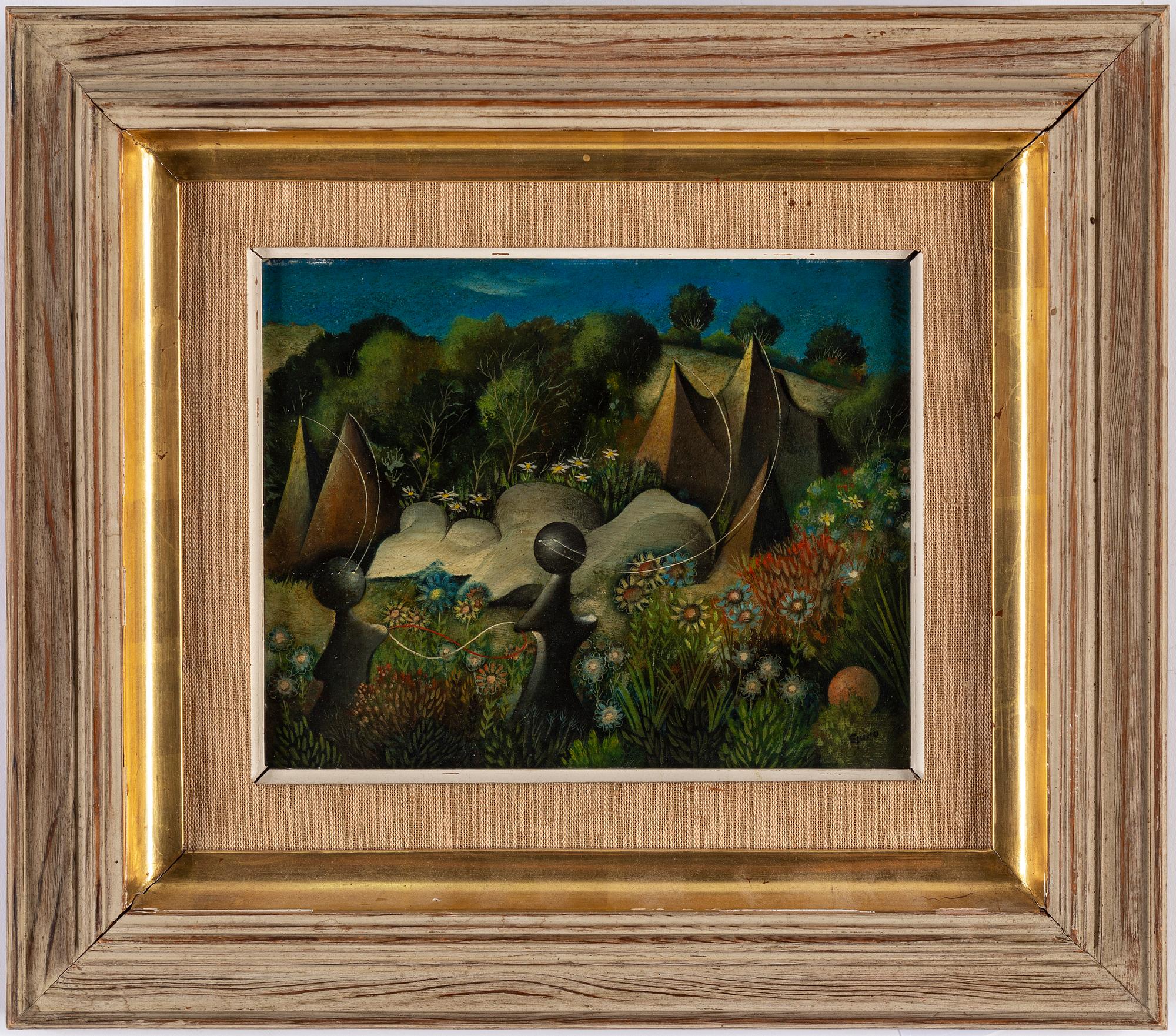 GEORGES SPIRO, oil on panel, signed.