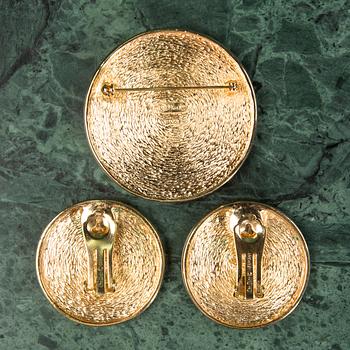 CLIPS OCH BROSCH, Christian Dior.