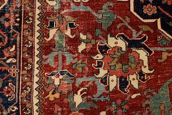 Matta, antik Heris, ca 375 x 280,5 cm.