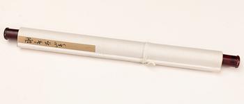 A Chinese scroll, ink on paper,