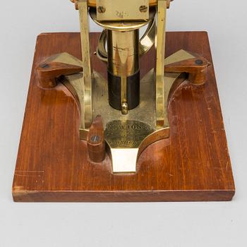 A Newton monocular microscope, mid 1800's.