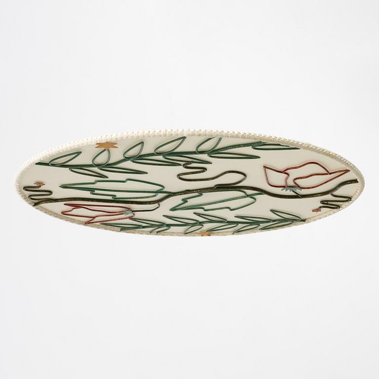 Hans Bergström, a ceiling lamp model 82, ateljé Lyktan, Åhus, Sweden 1940-50s.