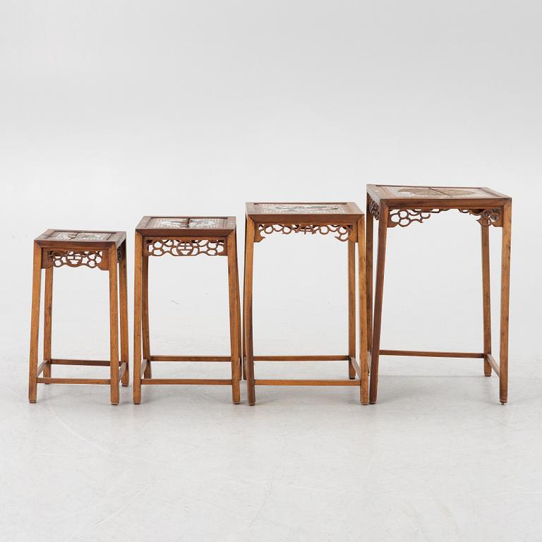 Satsbord, 4 delar, Kina, 1900-talets första hälft.