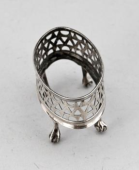 SALTKAR, silver. Empire. Fredrik Nymansson, Kristinehamn 1810. Ca 57 g.