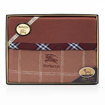 Burberry, blanket/bedspread.