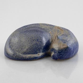 Ulla Kraitz, two stoneware sculptures, own studio, Fogdarp.