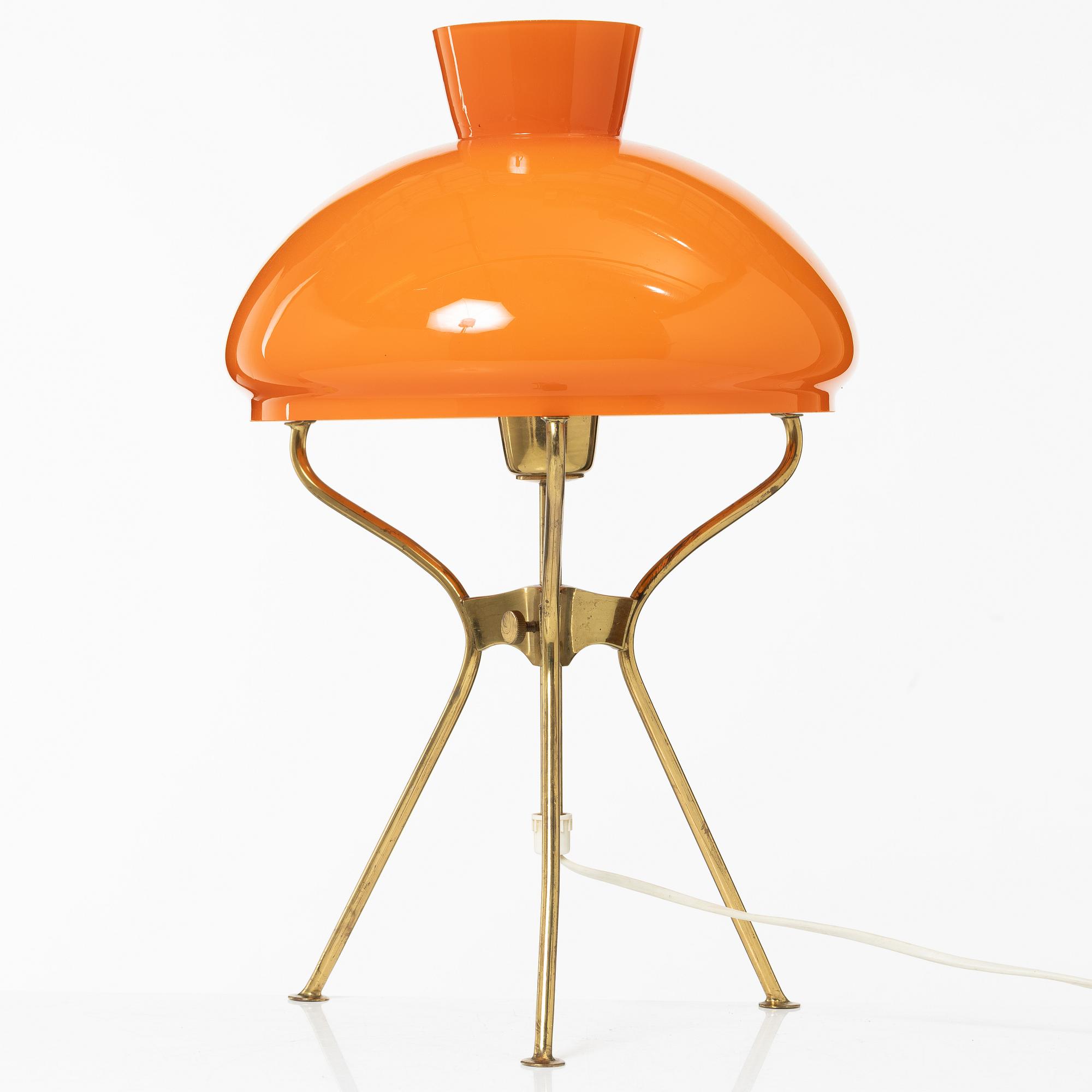 Bertil Brisborg, & Torsten Claeson (1893-1978), bordslampa, modell Triva "532-018", Nordiska Kompaniet, 1950-tal.