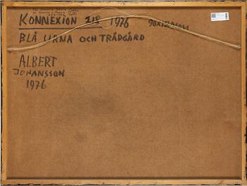 Albert Johansson, "Konnexion 218" (Blå urna och trädgård).