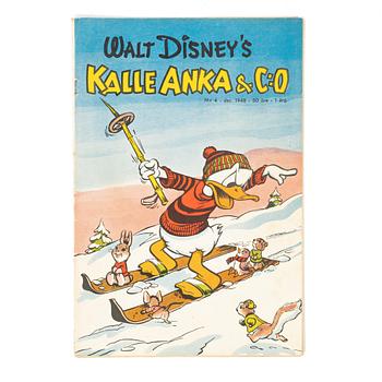 Comic book, Kalle Anka & Co, no. 4, 1948.