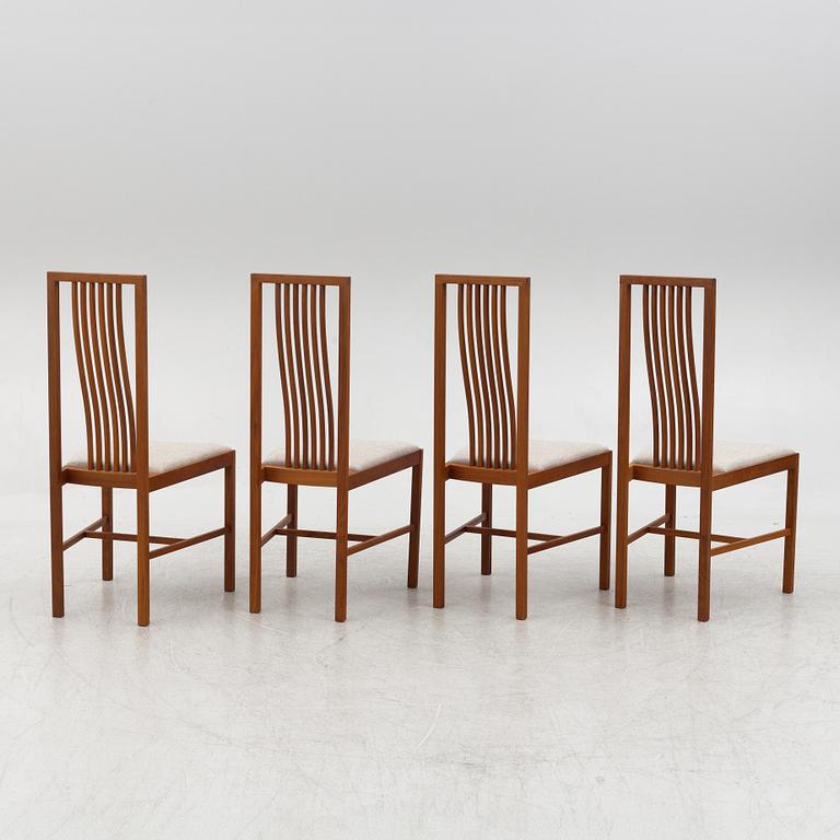 Chairs 4 pcs Carpenter master Johansson Markaryd, 2000s.