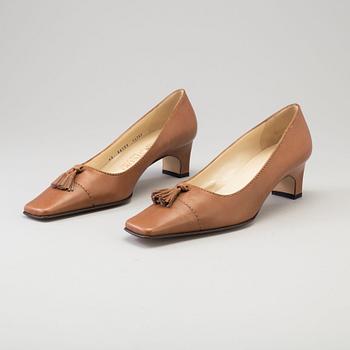 A pair of leather shoes by MAB Studio, Bologna, Italien.