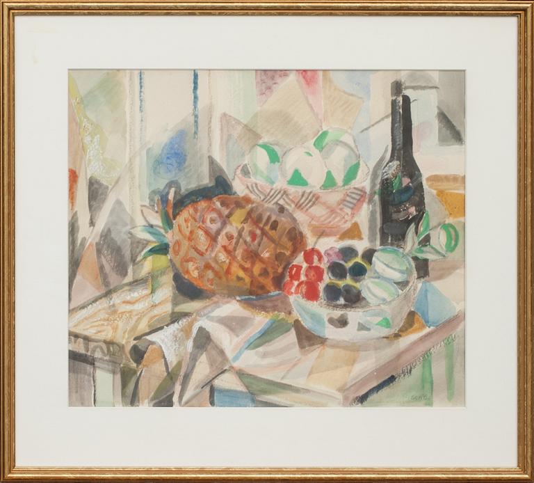JULES SCHYL, akvarell, signerad.