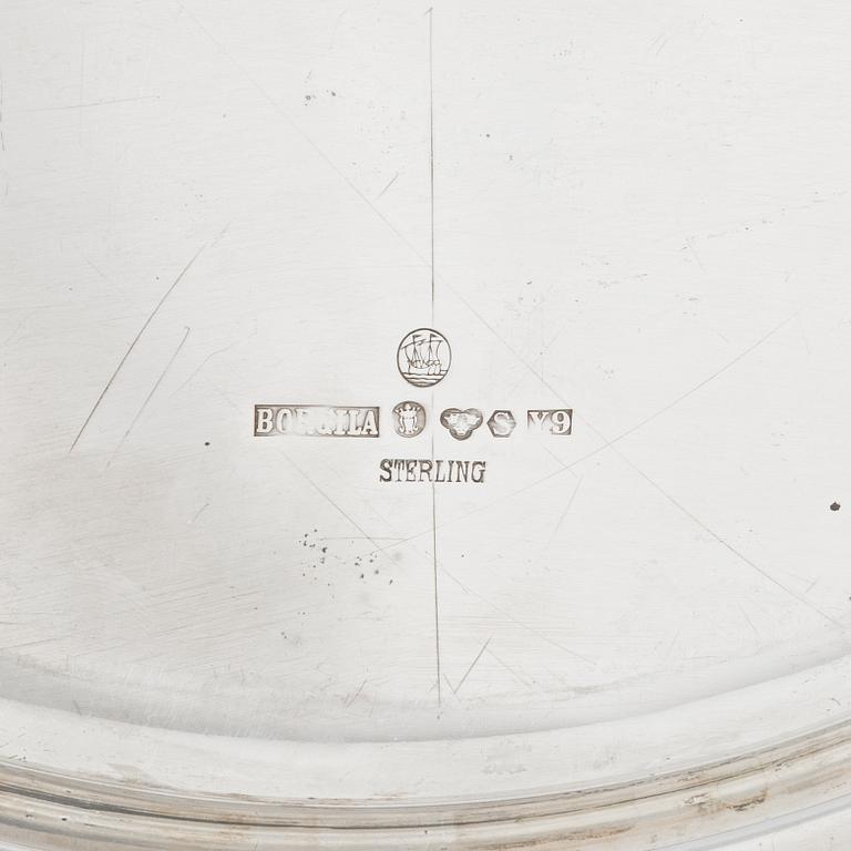 Atelier Borgila, a sterling silver tray, Stockholm 1973.