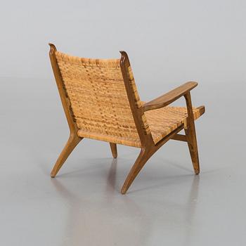 HANS J WEGNER, lounge chair"CH-27", Carl Hansen & Son, Denmark, 1960s.