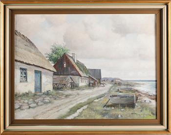 CARL MÅNSSON, olja på duk, signerad.
