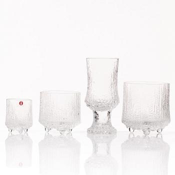 Tapio Wirkkala, a 54 piece glass service, 'Ultima Thule', Iittala, Finland.