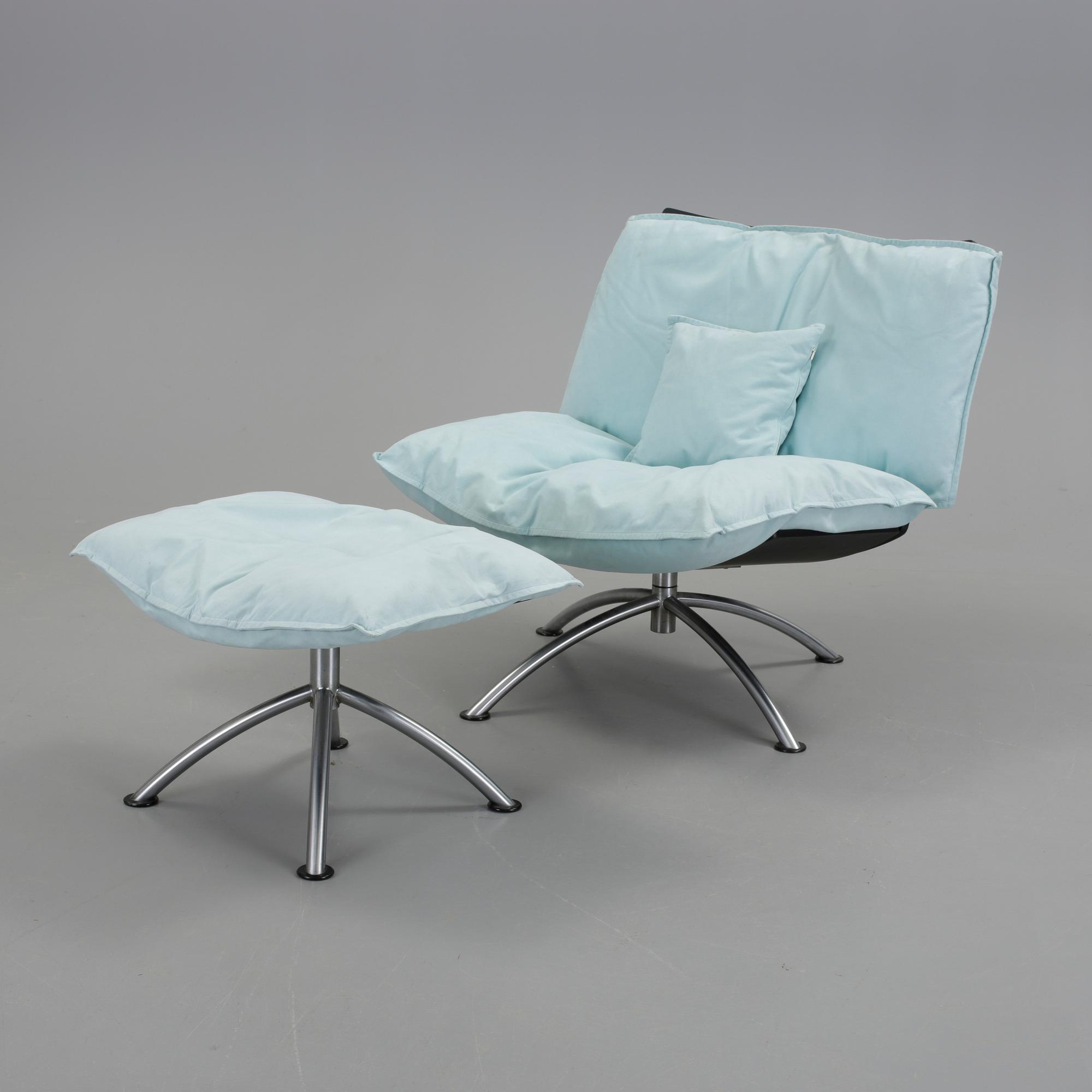 FÅTÖLJ, Tom Stepp, "Prime Time", tillverkad av Kvist Möbler.