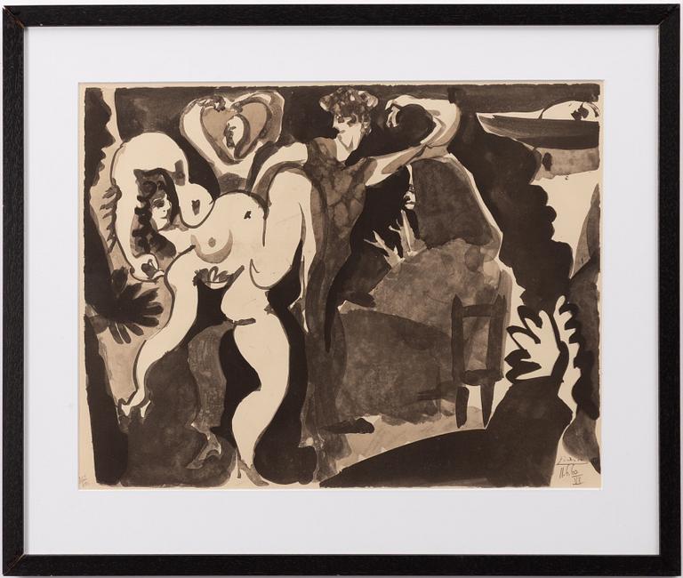 Pablo Picasso, efter, pochoir, signerad i trycket och numrerad 261/500.