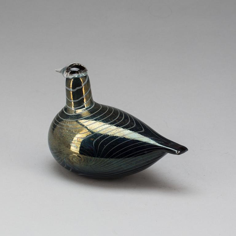 FIGURIN, glas, Oiva Toikka, Nuutajärvi, signerad.