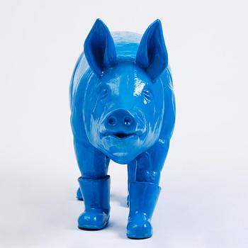 William Sweetlove, "Cloned blue father pig" (Blue).