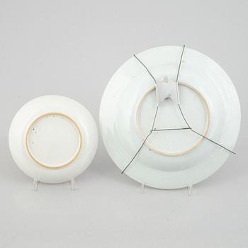 A mixed lot of Chinese Export porcelain, Qing dynasty, 18/19th century.