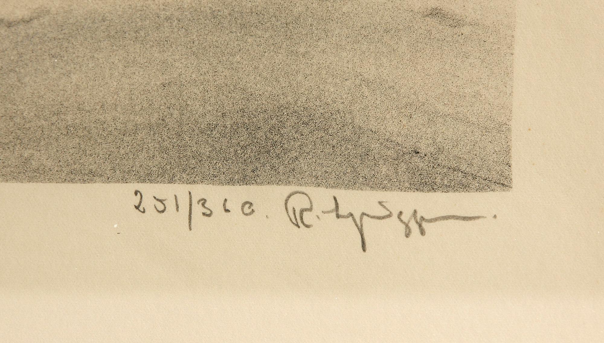 REINHOLD LJUNGGREN, färglitografi, sign o numr 251/360.