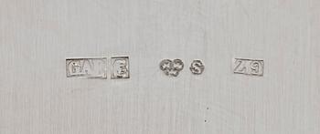 BÄGARE, 8 st, silver, bl a GAB, 1900-tal. Tot 660 g.
