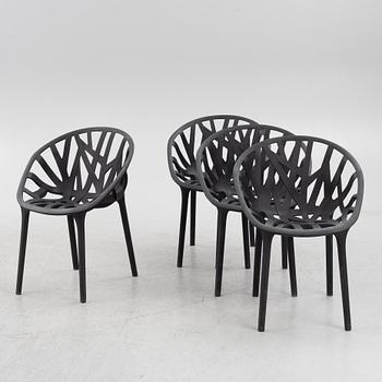 Ronan & Erwan Bouroullec, karmstolar, 4 st, "Vegetale Chair", Vitra.