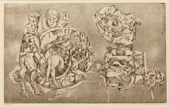 ENDRE NEMES, litografi, signerad och numrerad 2/50.