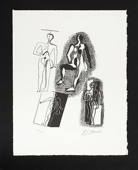 PABLO PICASSO, efter, litografi, numrerad 912/1200.