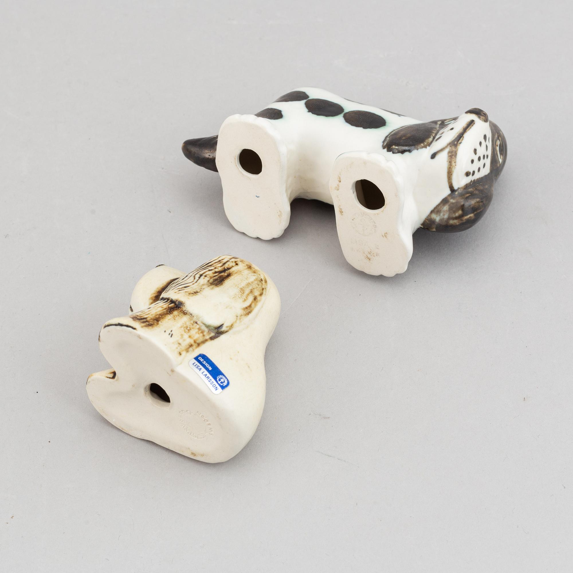 Lisa Larson, six stoneware figurines, for Gustavsberg.