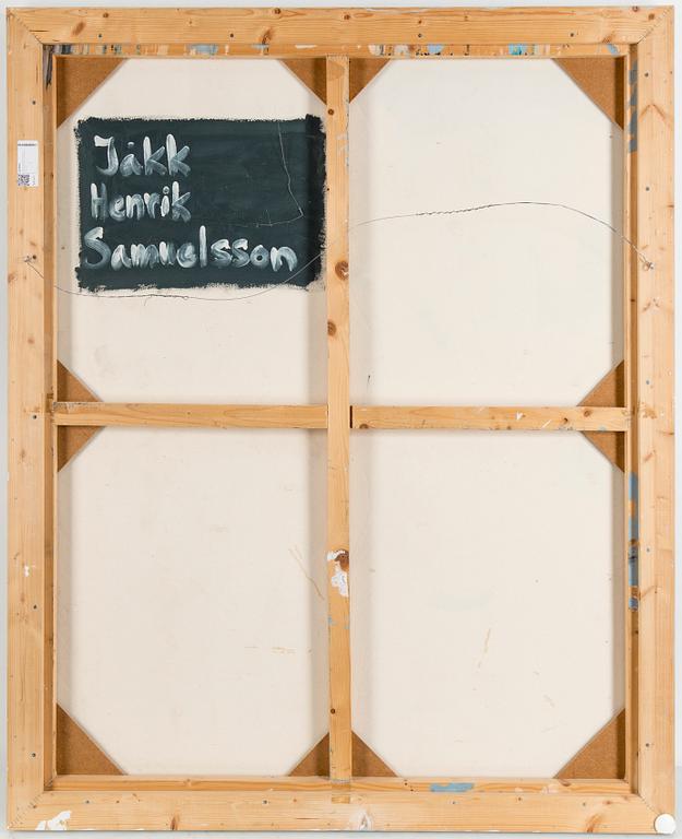 HENRIK SAMUELSSON, oil and mixed media on canvas, signed verso.