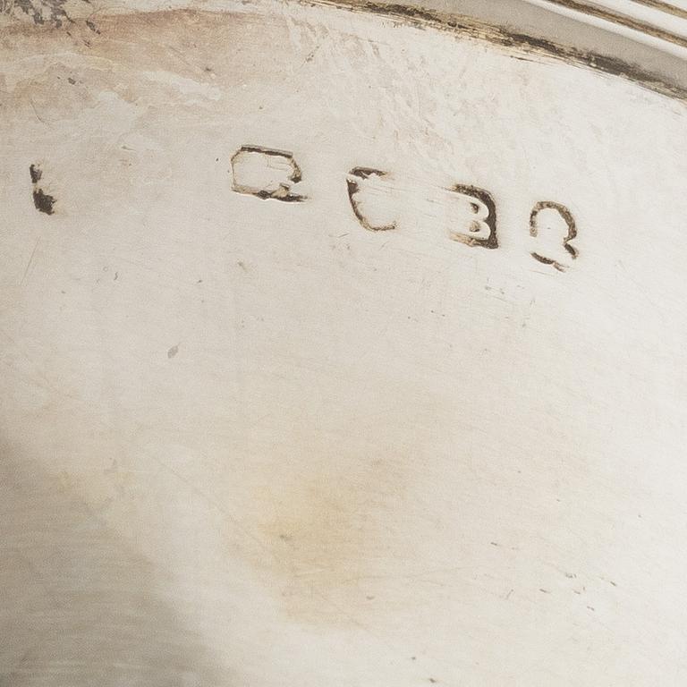 An English silver Brandypan, London 1797, Swedish import mark.