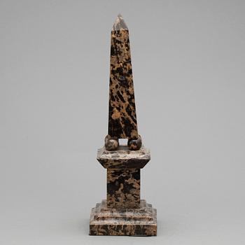 OBELISK, sten, 1900-tal.