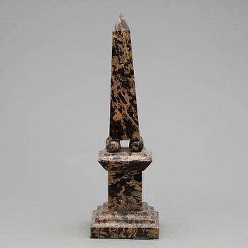 OBELISK, sten, 1900-tal.