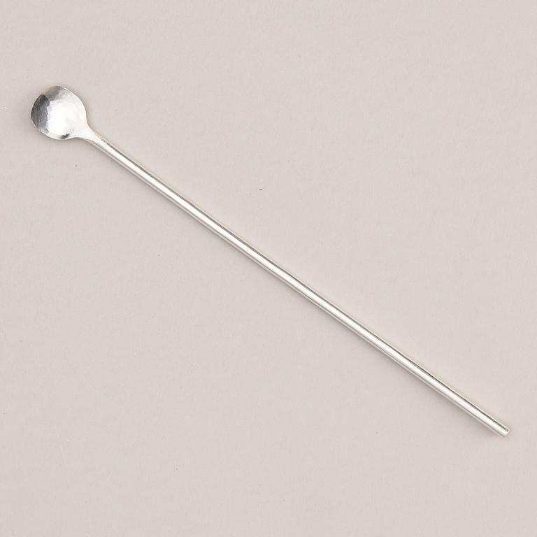 A sterling silver drink spoon, Rolf Lindståhl, Stockholm.