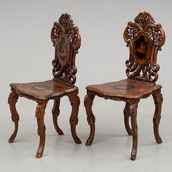 STOLAR, ett par, 1800-talets slut.