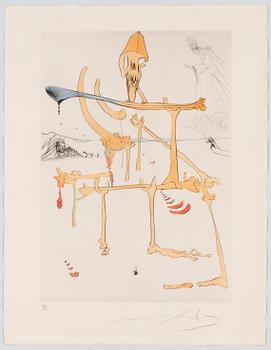 476. Salvador Dalí, Utan titel, ur: "Quevedos visioner".