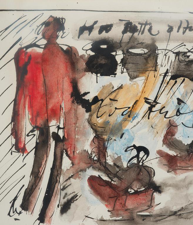 Gösta Werner, "Röd tröja".