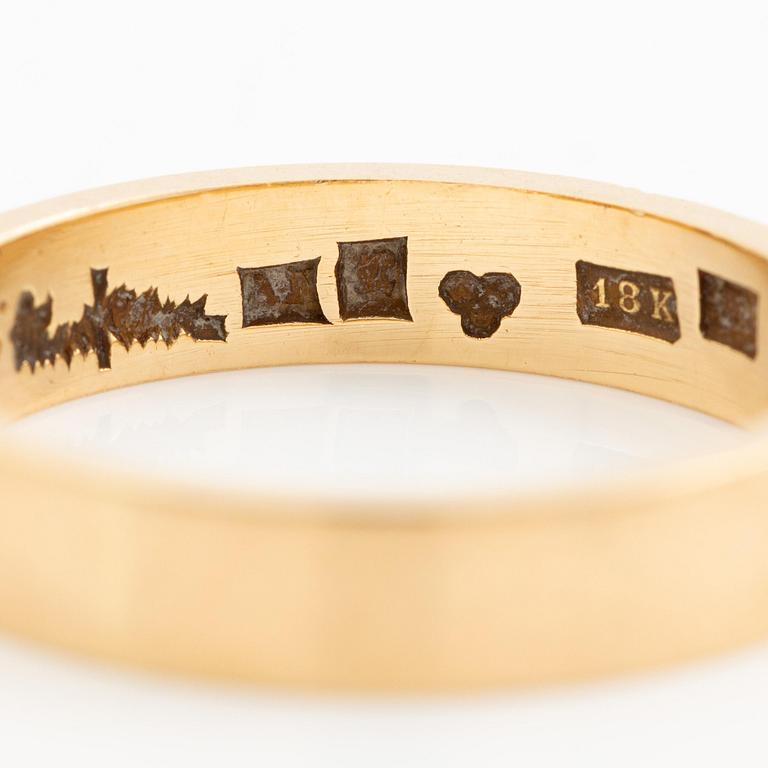 Wiwen Nilsson, a ring, 18K gold, Lund 1956.