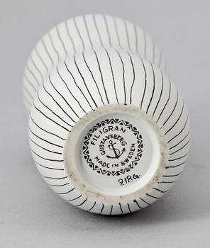 VAS, stengods, "Filigran", Stig Lindberg Gustavsberg.