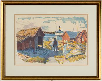 ROLAND SVENSSON, lithograph in colours, signed 41/360.