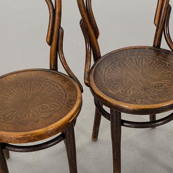 4 BENTWOOD CHAIRS. FIRST HALF OF 20TH CENTURY,