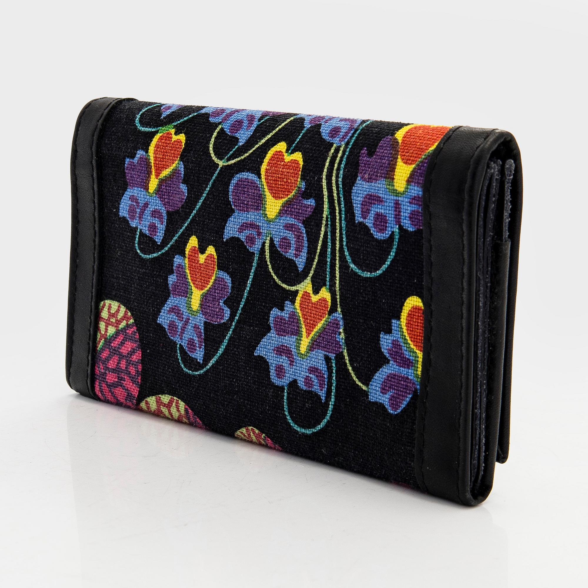 Josef Frank, Firma Svenskt Tenn, väska samt plånbok.