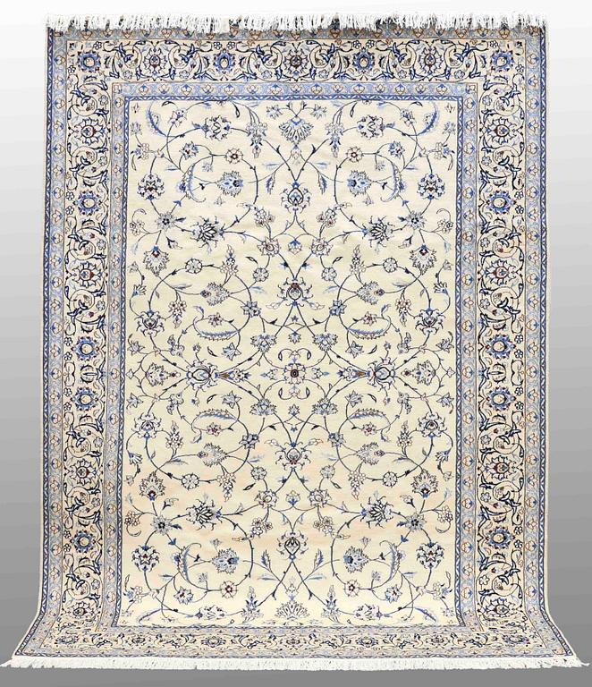 A CARPET, Nain part silk , so called 9LAA 290 x 200 cm.