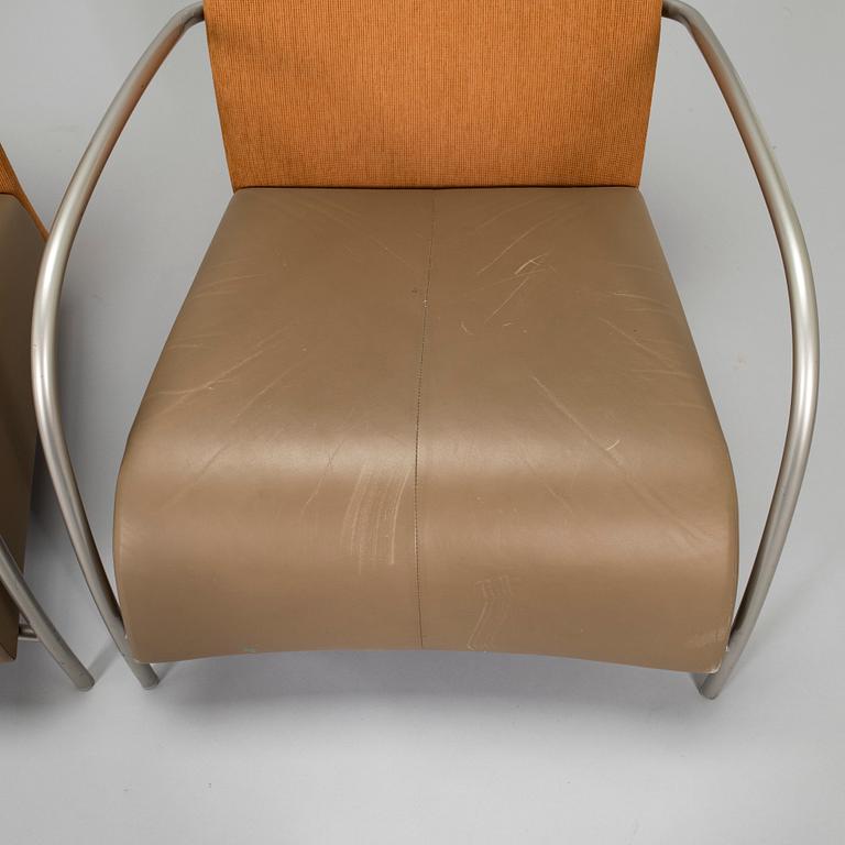 Gijs Papavoine, a pair of 'Lomas' easy chairs for Montis.